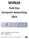 W4NJA Field Day Computer Networking 2014