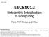 EECS1012. Net-centric Introduction to Computing. More PHP: Arrays and Files