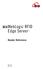 BEAWebLogic RFID. Edge Server. Reader Reference