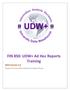 FIN 850: UDW+ Ad Hoc Reports Training 2014 Version 2.4