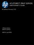 HP JETDIRECT PRINT SERVERS Administrator's Guide