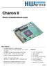 Charon II. Ethernut embedded ethernet module. Main Features