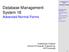 Database Management System 18 Advanced Normal Forms