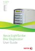 Xerox LightScribe Disc Duplicator User Guide