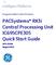 PACSystems* RX3i Central Processing Unit IC695CPE305 Quick Start Guide