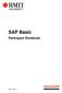 SAP Basic. Participant Workbook