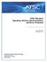 ATSC Standard: Signaling, Delivery, Synchronization, and Error Protection