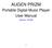 AUGEN PRIZM. Portable Digital Music Player User Manual. Version: V4.0W - 1 -