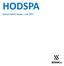 HODSPA. School Admin Guide July 2017