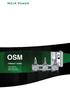 OSM PRODUCT GUIDE OSM AUTOMATIC CIRCUIT RECLOSER SINGLE TRIPLE MODEL