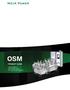 OSM PRODUCT GUIDE. OSM AUTOMATIC CIRCUIT RECLOSER 15kV, 27kV & 38kV Models