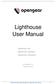 Lighthouse User Manual