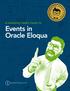Events in Oracle Eloqua
