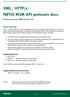 XML / HTTP(s) NETIO M2M API protocols docs