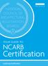 YOUR GUIDE TO NCARB. Certification. ncarb.org/certification