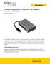 Thunderbolt to esata plus USB 3.0 Adapter - Thunderbolt Adapter