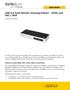 USB 3.0 Dual-Monitor Docking Station - HDMI and DVI / VGA