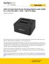USB 3.0 Dual Hard Drive Docking Station with UASP for 2.5/3.5in SSD / HDD SATA 6 Gbps