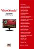 ViewSonic. VX2268wm LCD Display. - User Guide - Guide de l utilisateur - Bedienungsanleitung