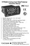 YPP6200 Analog Input Rate/Totalizer Instruction Manual