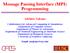 Message Passing Interface (MPI) Programming