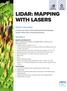 LIDAR: MAPPING WITH LASERS