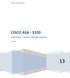 Orbit Corporation CISCO ASA LAN Based Active / Standby Failover. Waqas