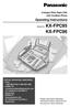 KX-FPC96. Operating Instructions. Compact Plain Paper FAX with Cordless Phone. Model No. KX-FPC95