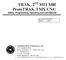 TRAKTM 2 OP M11 Mill ProtoTRAK TMX CNC Safety, Programming, Operating and Care Manual