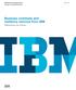 Business continuity and resiliency services from IBM