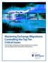 Mastering Exchange Migrations: Controlling the Top Ten Critical Issues