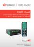 User Guide. R3000 Quad. Industrial Cellular VPN Router with 4 Ethernet Ports 4 Eth + 1 RS-232/1 RS USB Host