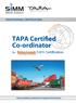 TAPA Certified Co-ordinator