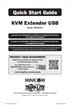 Quick Start Guide. KVM Extender USB