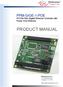 PRODUCT MANUAL. PPM-GIGE-1-POE PC/104-Plus Gigabit Ethernet Controller with Power Over Ethernet. WinSystems