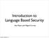 Introduction to Language Based Security