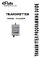 TRANSMITTER MODEL TX125EN