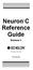 Neuron C Reference Guide