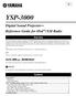 YSP Digital Sound Projector TM Reference Guide for ipod TM /XM Radio. Overview. Contents