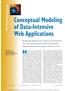 Conceptual Modeling of Data-Intensive Web Applications