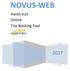 NOVUS-WEB. Handi-Van Online Trip Booking Tool