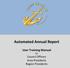 Automated Annual Report