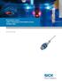 Photoelectric sensors V180-2, Photoelectric retro-reflective sensor, Standard optics