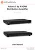 Atlona 1 by 4 HDMI Distribution Amplifier