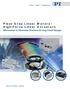 Piezo Step Linear Motors / High-Force Linear Actuators Micrometer to Picometer Precision & Long-Travel Ranges