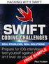 CODING CHALLENGES M A. Prepare for ios interviews, E. test yourself against friends, and level up your skills. HACKING WITH SWIFT