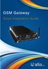 GSM Gateway Quick Installation Guide Right