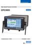 Operating Instructions. High-Speed Pressure Controller CPC3000