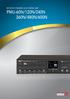 NETWORK STREAMING AUDIO MIXING AMP PMU-60N/120N/240N 360N/480N/600N