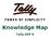 Knowledge Map. Tally.ERP 9